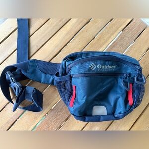 Outdoor Navy and Red Men's Belt Bag